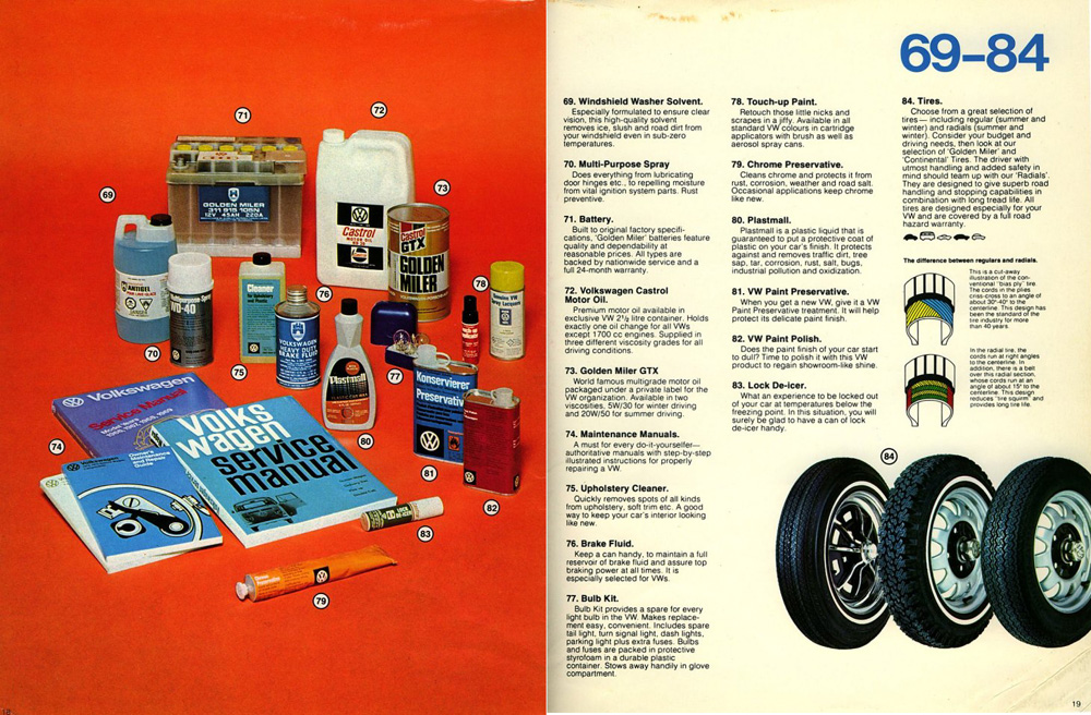 1974 Volkswagen Accessory  Guide - Page 9