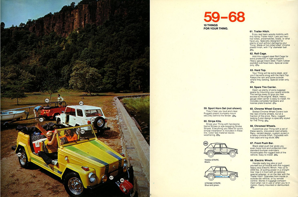 1974 Volkswagen Accessory  Guide - Page 8