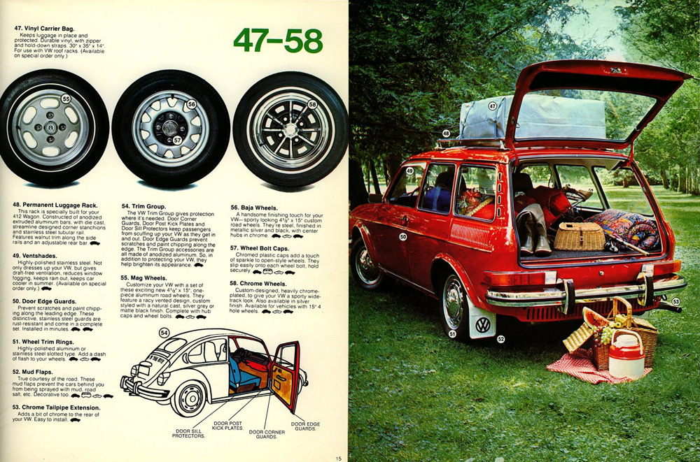 1974 Volkswagen Accessory  Guide - Page 7