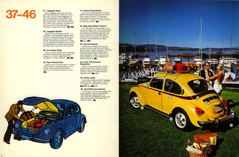 1974 Volkswagen Accessory  Guide - Page 6