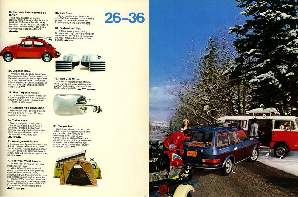 1974 Volkswagen Accessory  Guide - Page 5