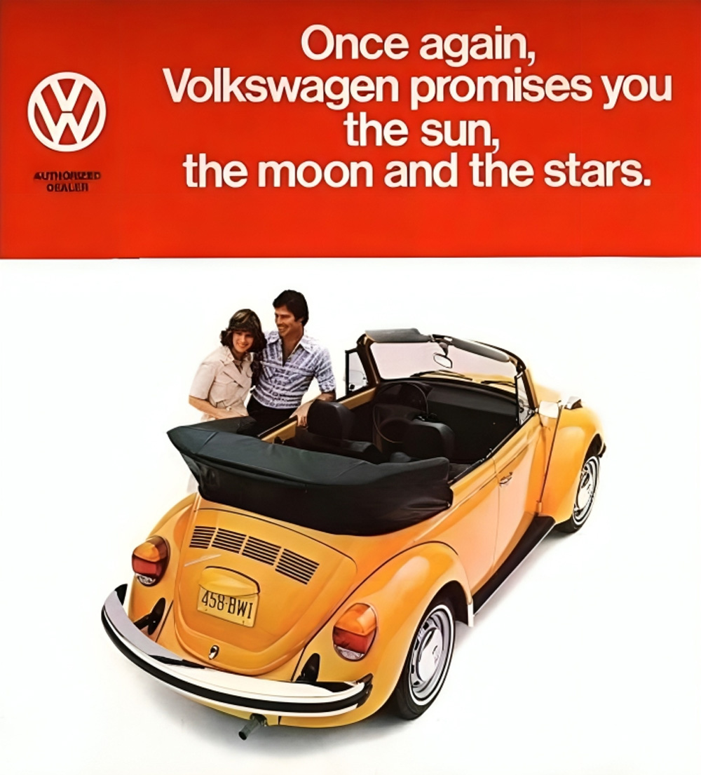 Once again, Volkswagen promises you the sun, the moon and the stars