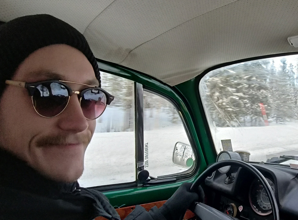 Harald List and his 1303S Super Beetle