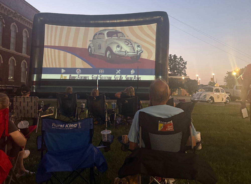 Watching Herbie the love bug movies