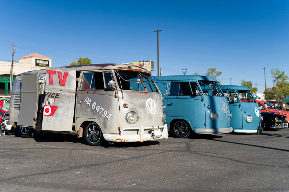 VW Buses were at the Show